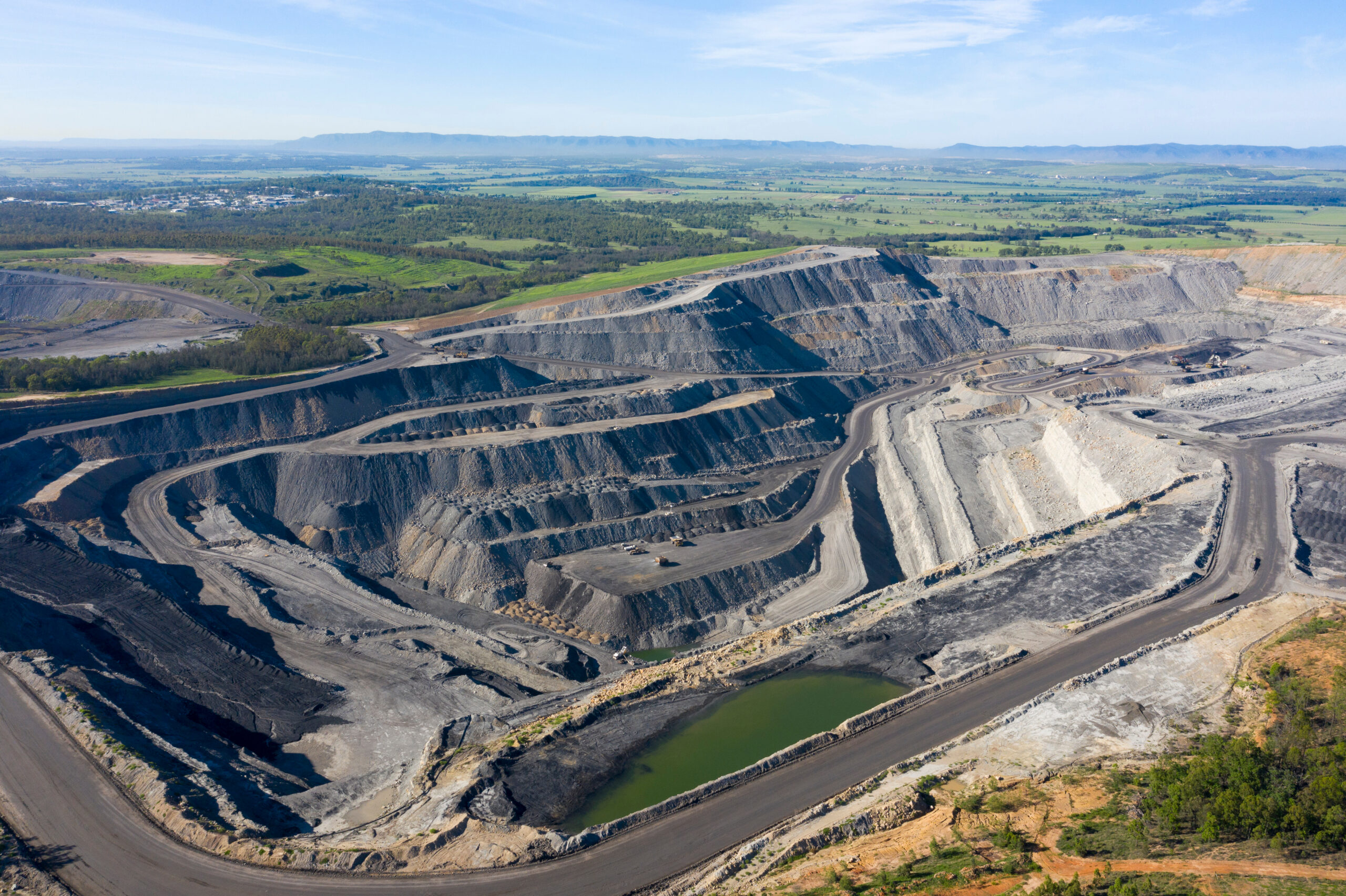 Mining land